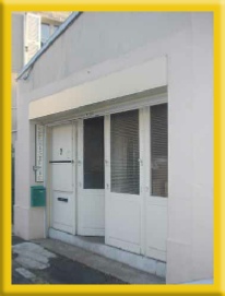 Entrée de l'atelier, vue de la rue Saint-Joseph.